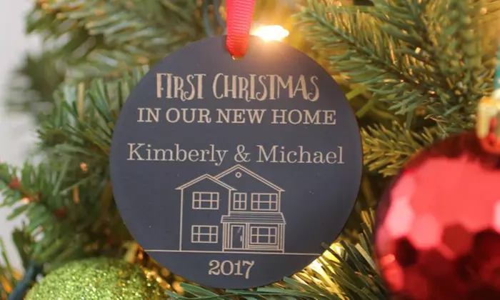 One, Two, Three, or Four Personalized Holiday Ornaments from 2712 Designs (Up to 77% Off) - Primary Image