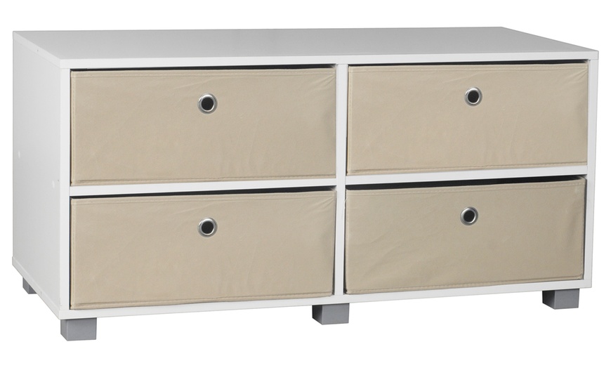 Image 18: TV Stand with Optional Drawers