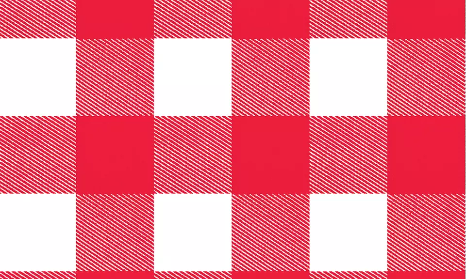 Tischdecke aus gewachstem PVC