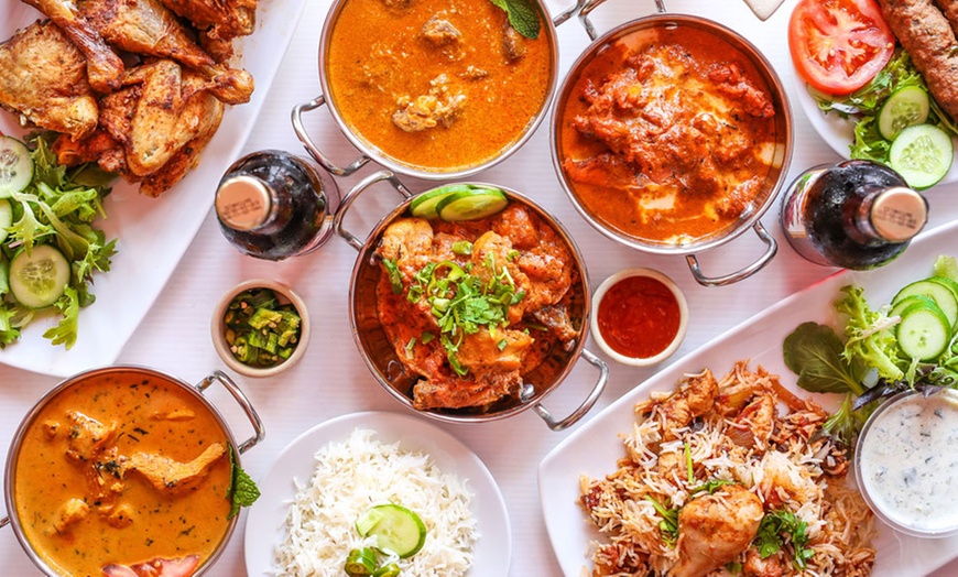 Image 1: Pakistani Feast with Drinks