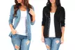 2-pack Women's 3/4 Sleeve Snap Button Cardigan. Plus Size Available. - Second Medium