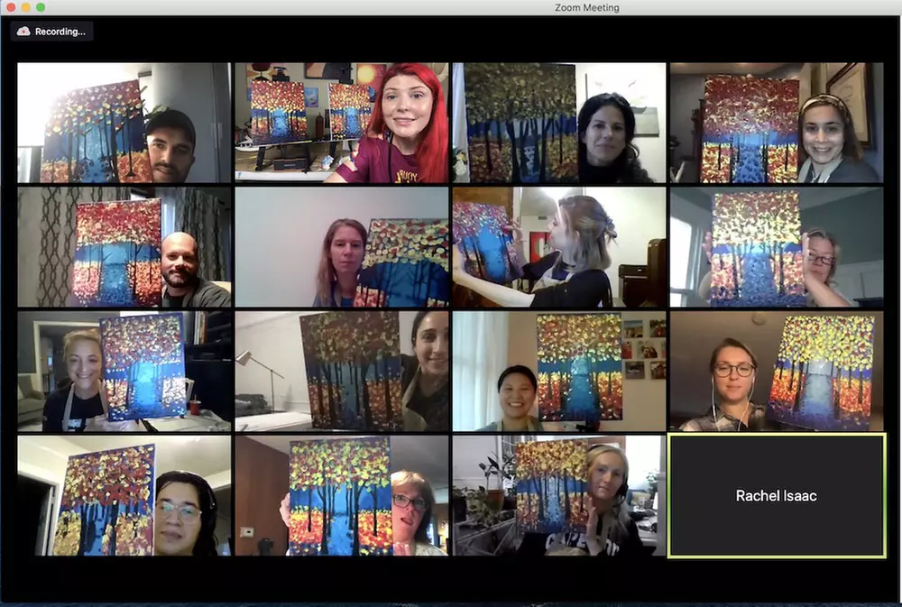 On-Demand Paint and Sip Event with Painting & Vino (Canada)