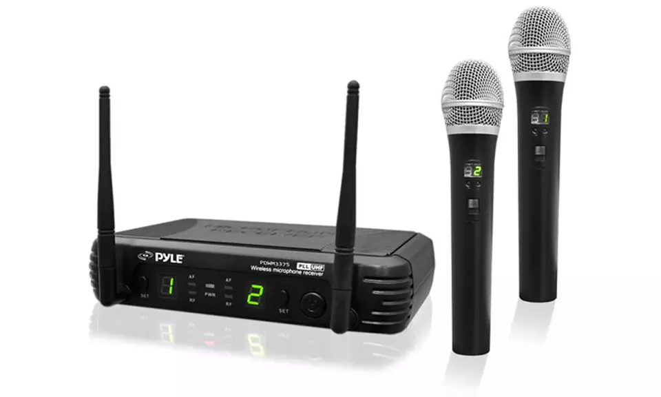 Pyle PDWM3375 Premier Series Wireless Microphone System Kit (4-Piece) - Primary Image