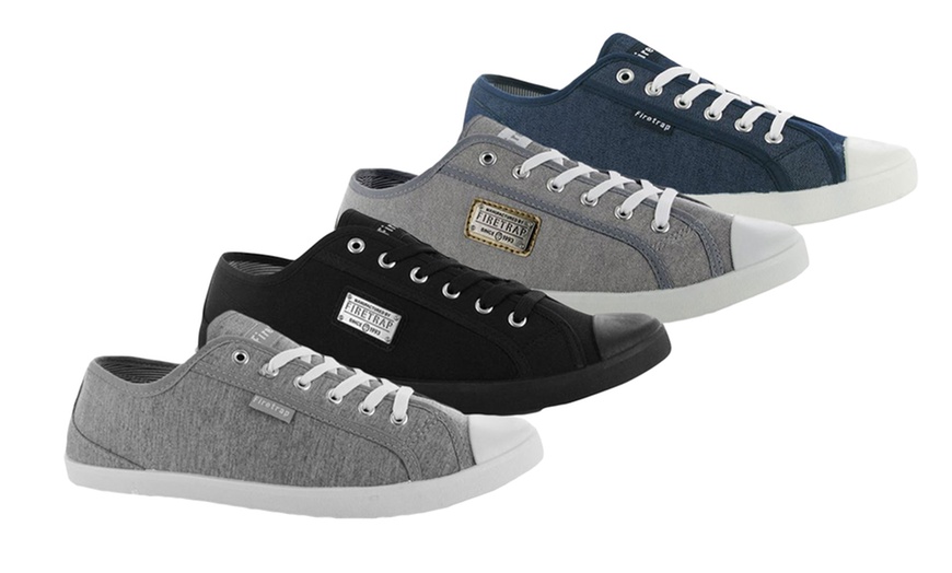 Image 1: Men's Firetrap Canvas Shoes