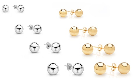 Orecchini Ballon disponibili in 2 colori e 4 dimensioni