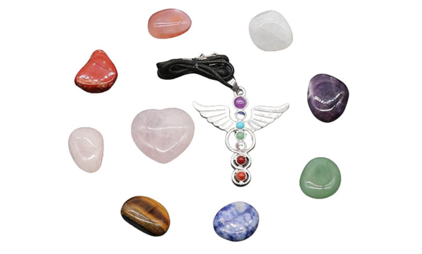 Image 5: Ten-Piece Chakra Stone Set