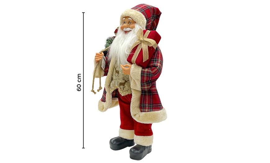 jusqu'à 77% Figurine de Père Noël avec petites lumières