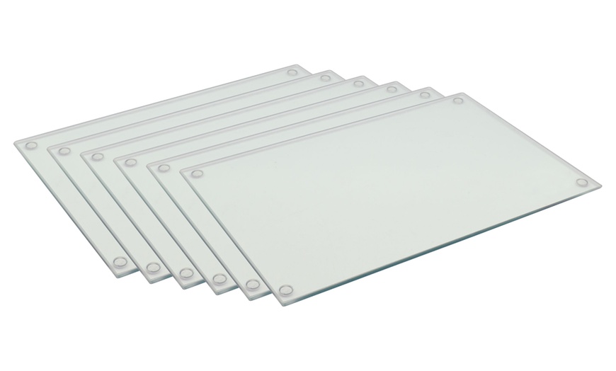 Image 9: Clear Glass Placemats