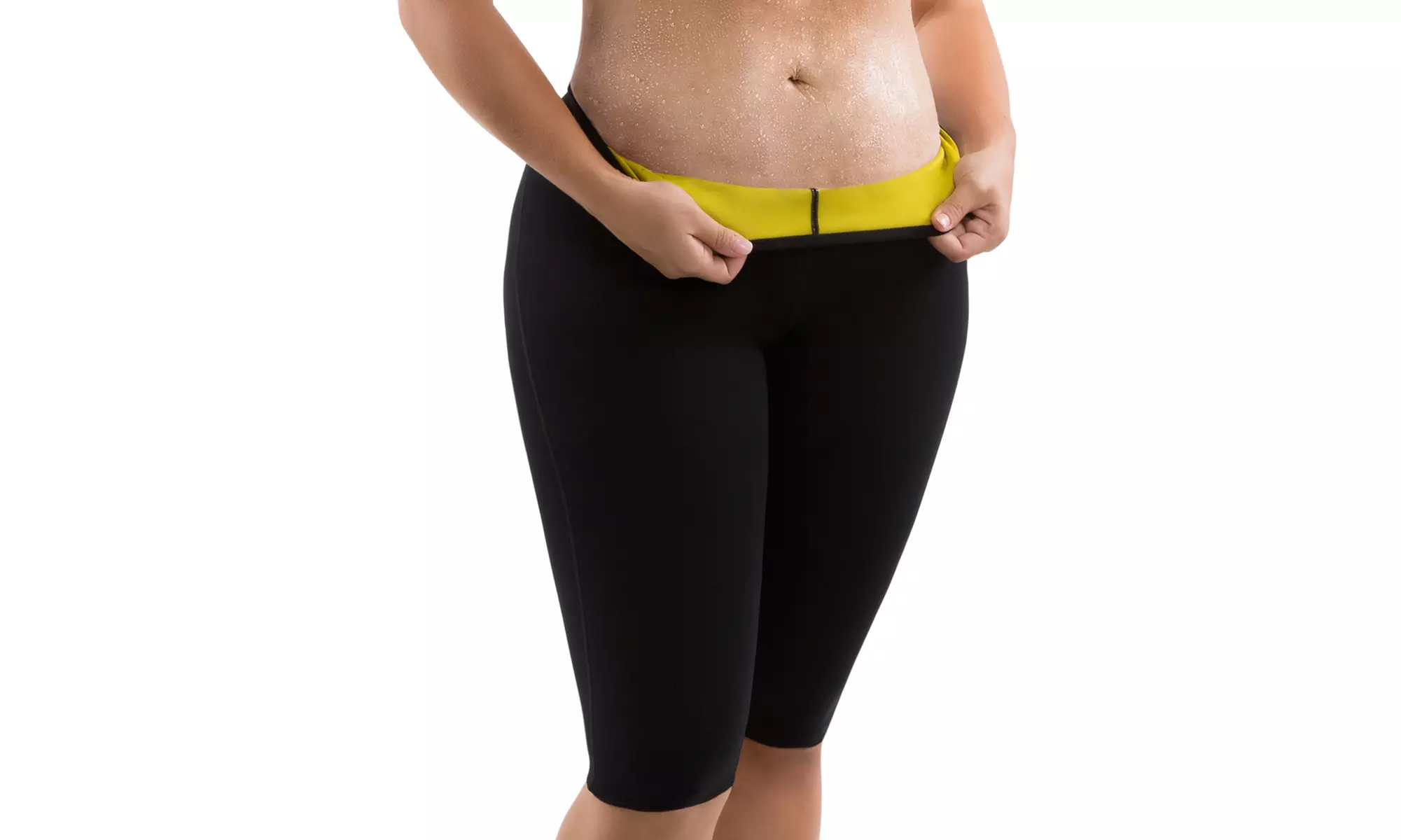 Women’s Hot Shapers Plus-Size Weight Loss Compression Slimming Pants - Second Medium