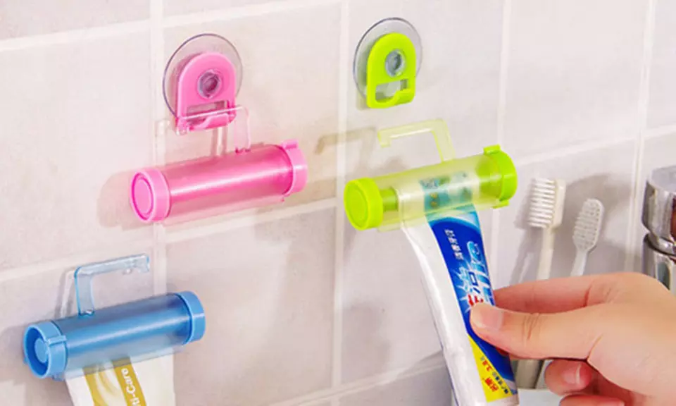 3 o 6 dispenser per dentifricio o creme, disponibili in 2 design - Primary Image