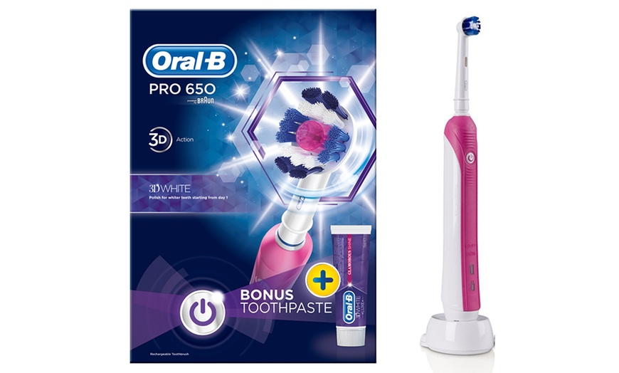 Image 3: Braun Oral-B Pro 650 Toothbrush