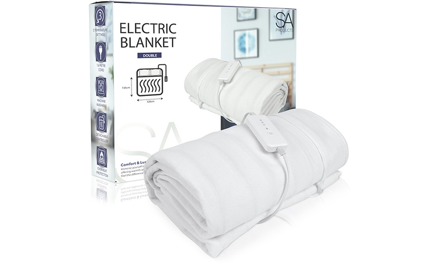 Image 13: Heating Blanket with Three Heat Settings and Quick-Tie Straps