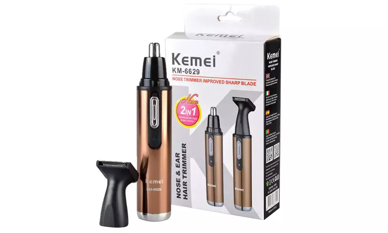 Tondeuse 2 en 1 pour nez et oreilles - Second Medium