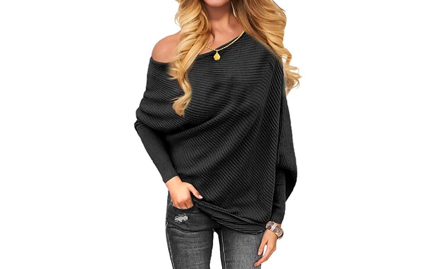 Image 4: Knitted Off Shoulder Top