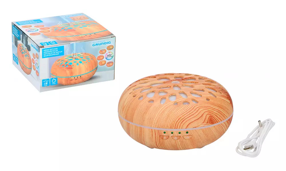 Humidificador y difusor de aromas con temporizador 5 en 1 de Grundig - Second Medium