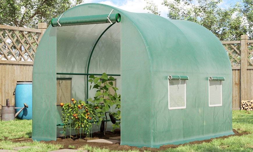 Outsunny Tunnel Greenhouse | Groupon Goods