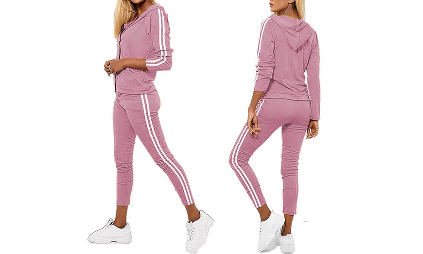 Image 10: Two-Piece Gym Suit with Stripes