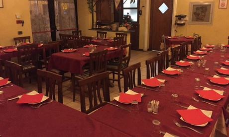 Menu alla carta con vino e dolce per 2 o 4 persone al Pizzeria Ristorante Il Leone Rampante (sconto fino a 46%)