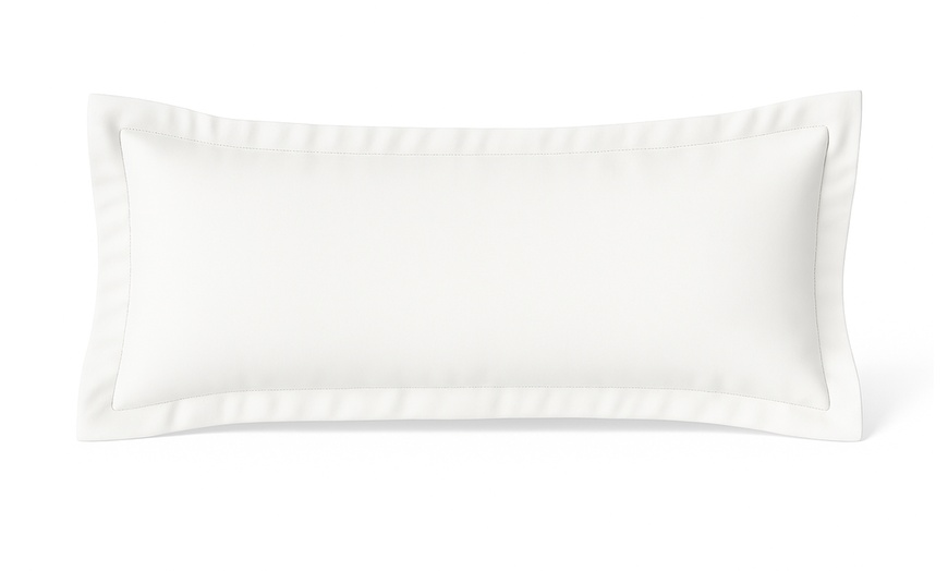 Image 5: Funda de almohada blanca lisa, Sampur