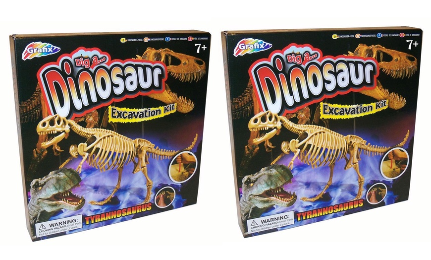 Image 2: Dig a Dinosaur Excavation Kit