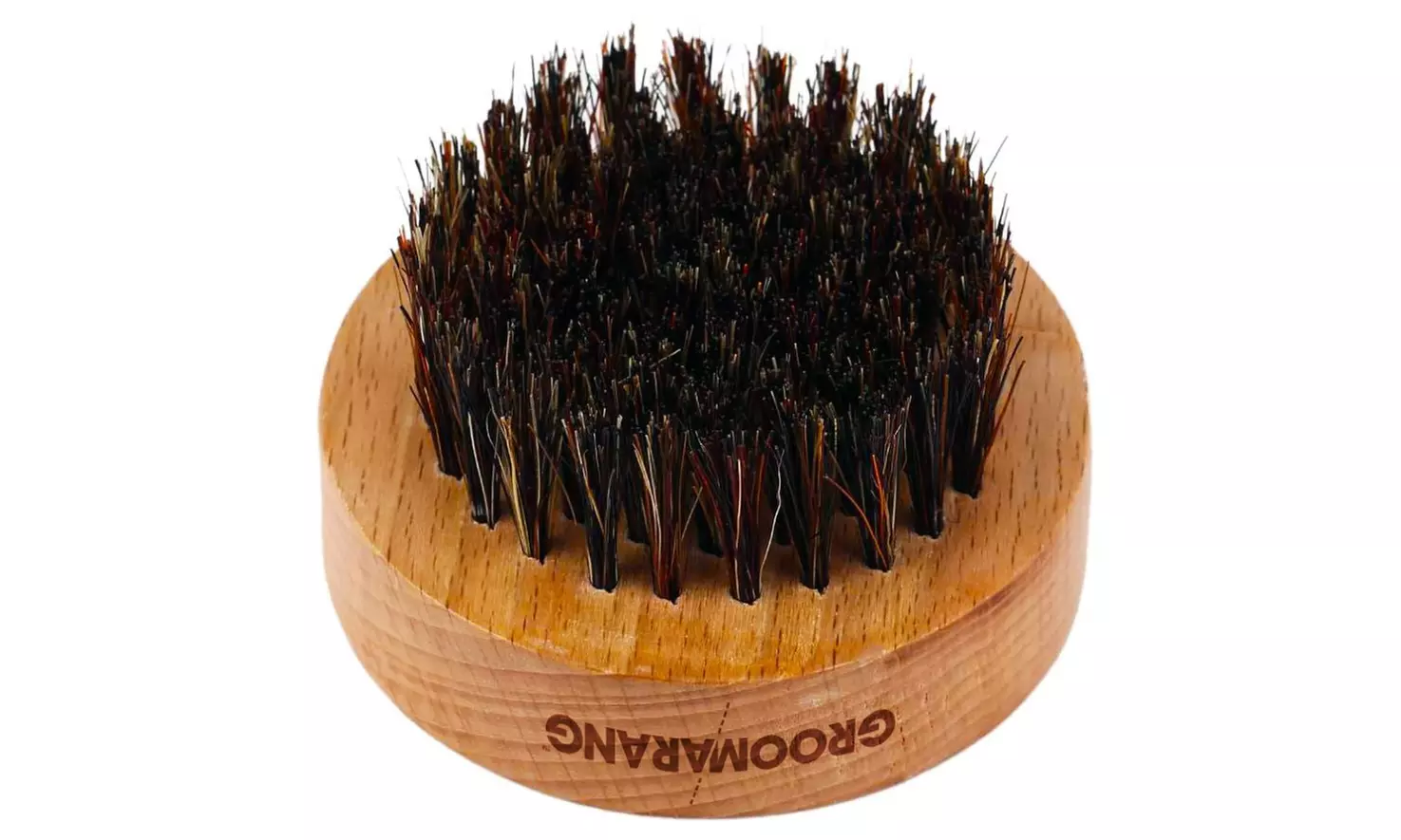 Brosse à barbe en poils de sanglier 'O' de Groomarang - Image 3