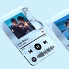 Image 4: Personalize Your One or Two Custom Acrylic Spotify Keychains
