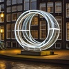 Image 2: Lichtkunst op de grachten: rondvaart tijdens Amsterdam Light Festival