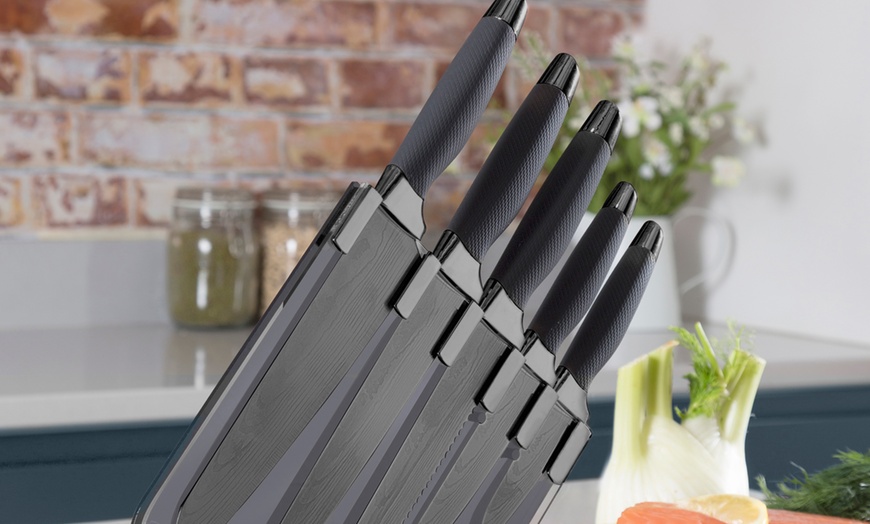 Image 2: Tower Five-Piece Knife Set