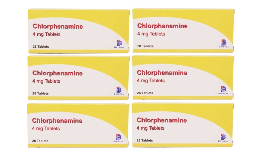 Image 1: Six-Pack of Chlorphenamine 4mg