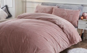 Waffle Fleece Duvet Set