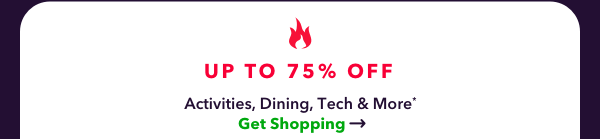 Up to 75% Off