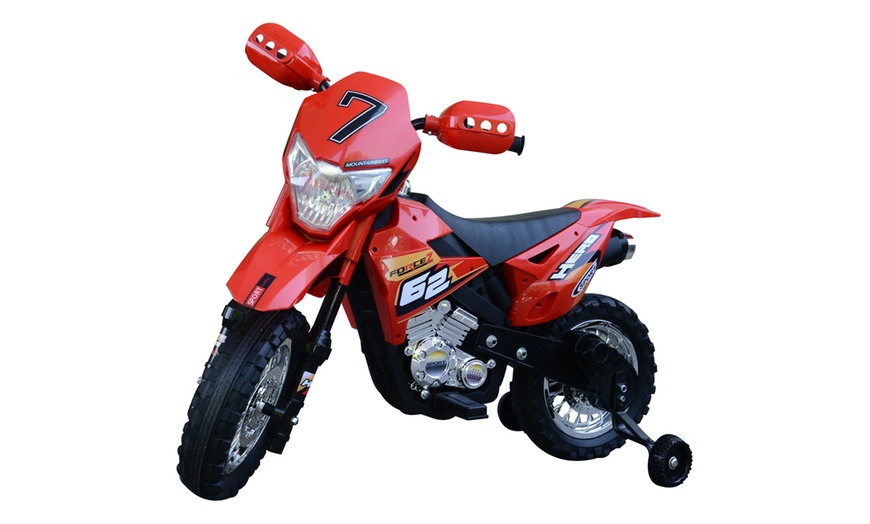 Image 10: HomCom Kids' Motorbike Ride-On Toy