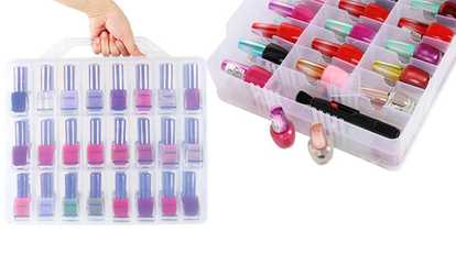 48-Bottle Nail Polish Organizer