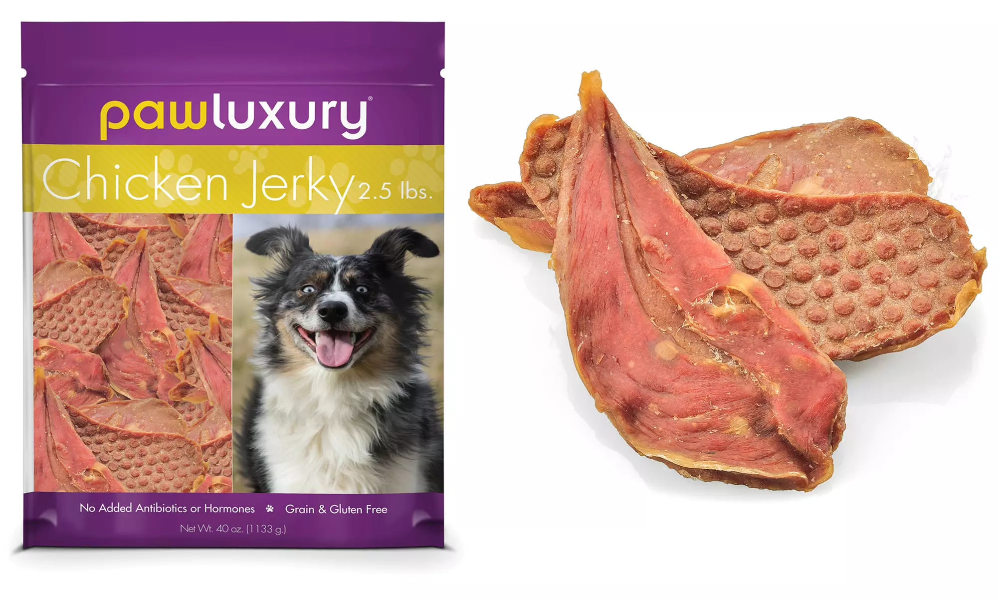Gourmet Chicken, Duck, or Turkey Jerky (2.5 Lb.) by Pawluxury - Second Medium