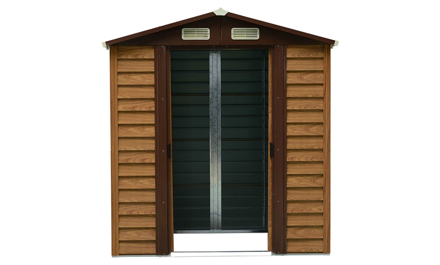 Image 31: Outsunny Lockable Garden Shed