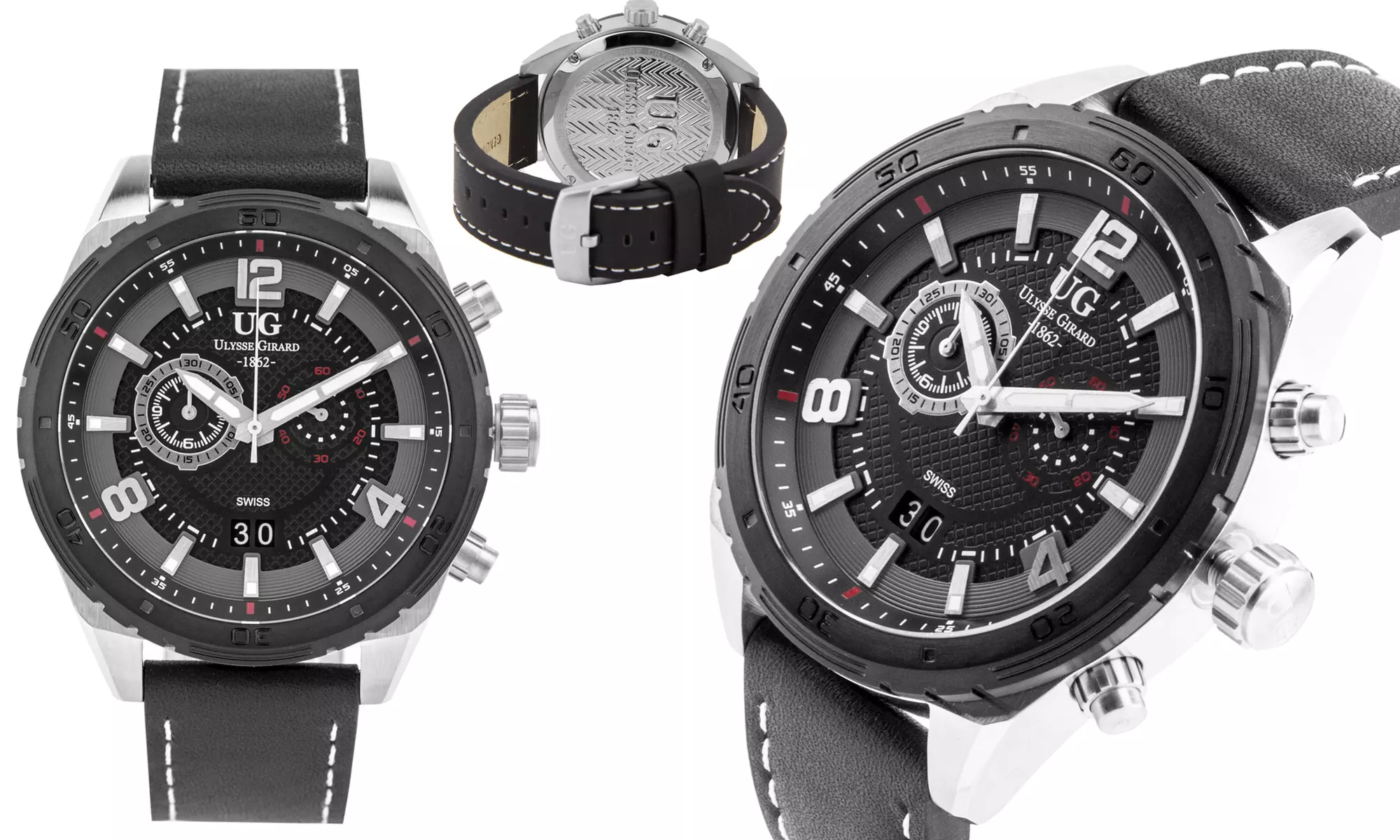 Ulysse Girard Bombardier Swiss Chronograph Men's Watches - Second Medium
