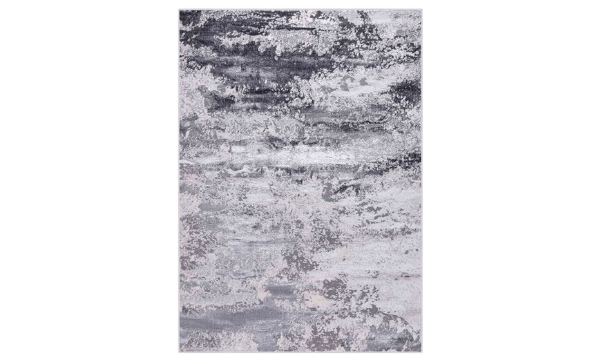 Image 11: Grunge Sprayed Textured Area Rug