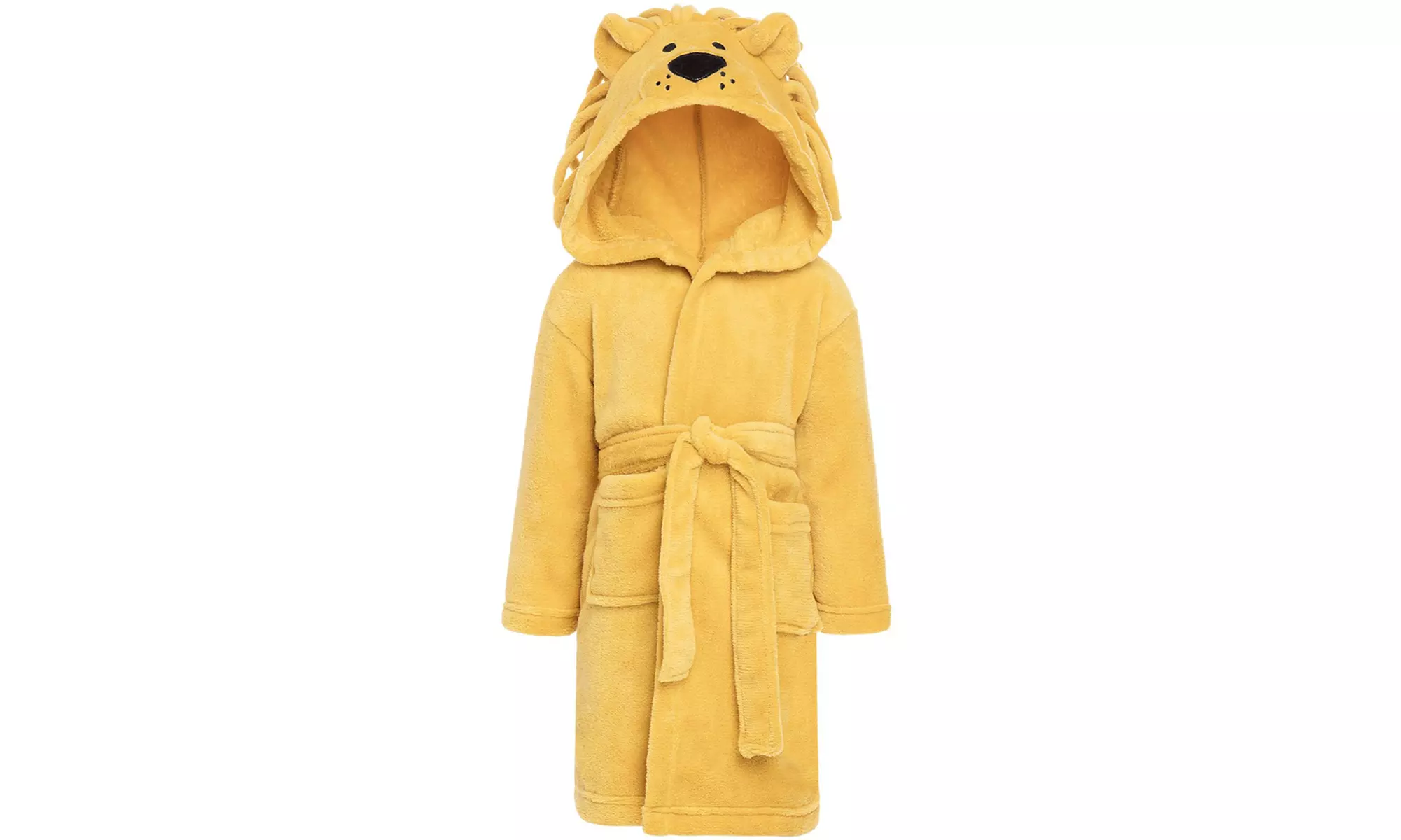 Alexander Del Rossa Kids' Soft Fleece Bathrobe with Animal Hood - Second Medium