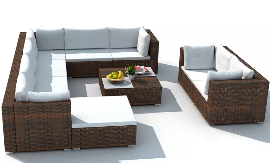 Image 46: Tuinset poly rattan