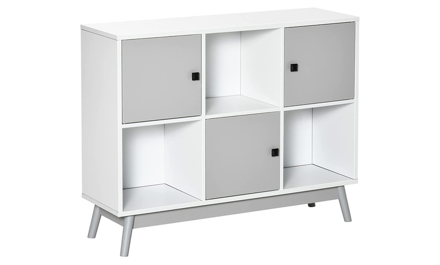 Image 9: HomCom Storage Cabinet