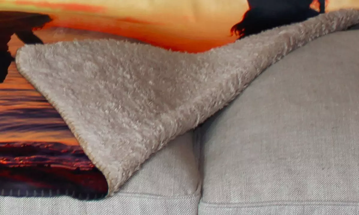 One or Two Custom 50"x60" Full-Color Print Ultraplush Sherpa Blankets from Ramco Lifestyles (Up to 79% Off) - Second Medium