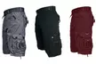 Men's Belted Cargo Shorts (3-Pack; 32–46) - Second Medium