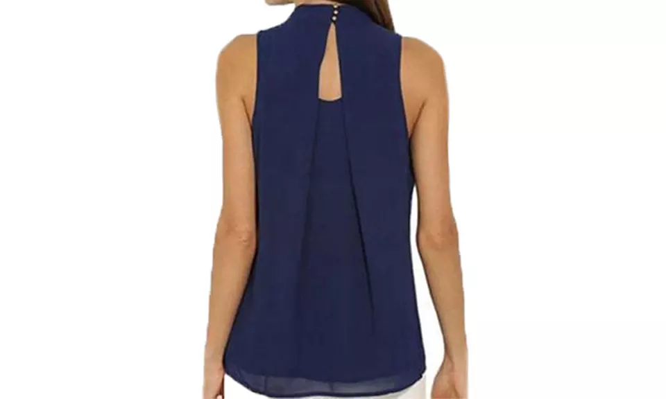 Women's Sleeveless Chiffon Top - Image 6