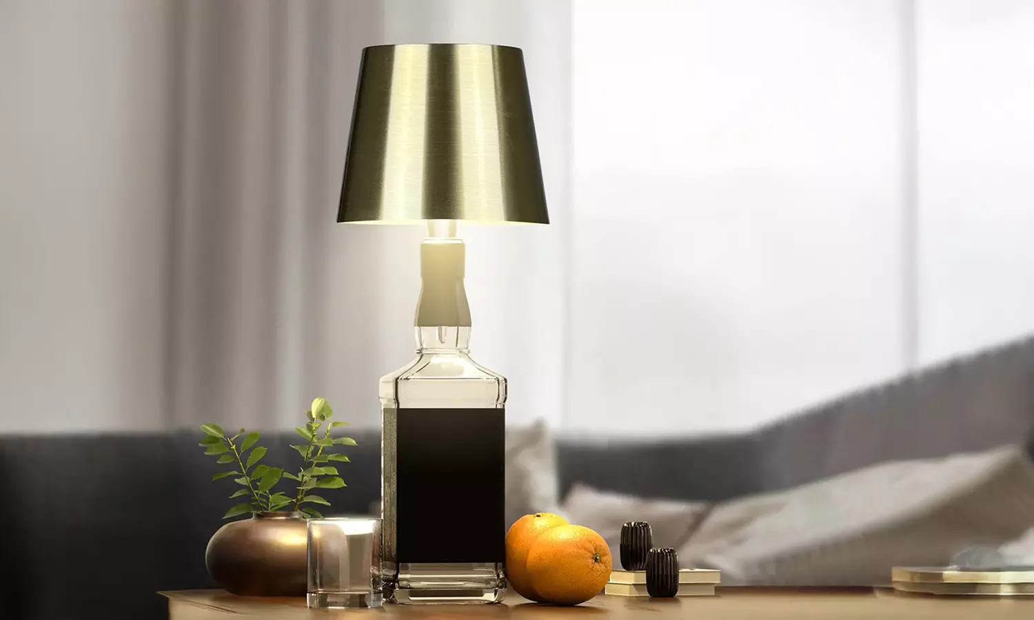 Lot de 2 lampes LED design moderne