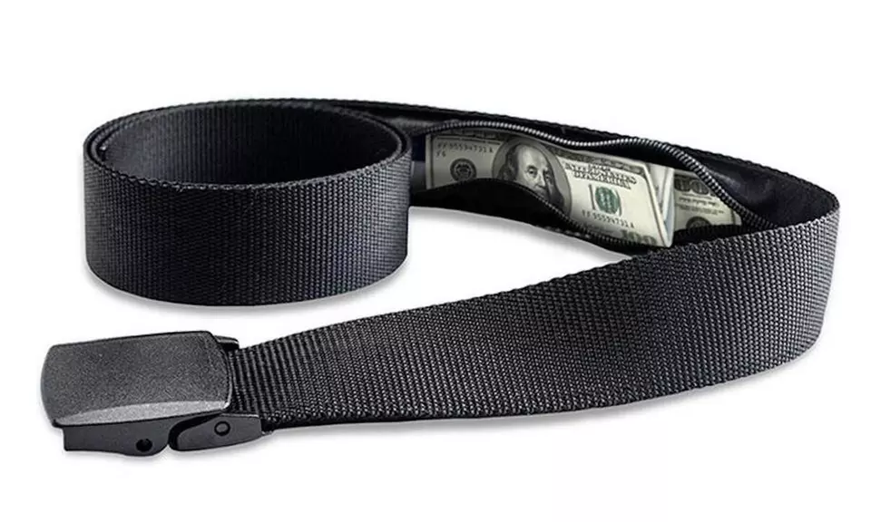 1 ou 2 ceintures de voyage 2-en-1 avec poche zippée cachée, unisexe - Primary Image