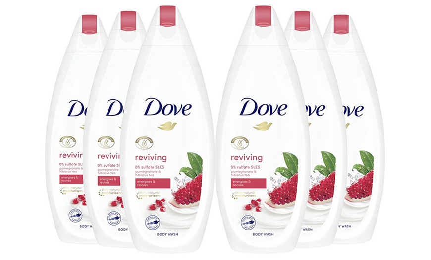 Image 11: Six Dove Cream Body Washes