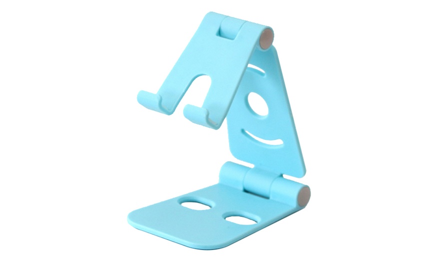 Image 6: Folding Table Top Phone Holder