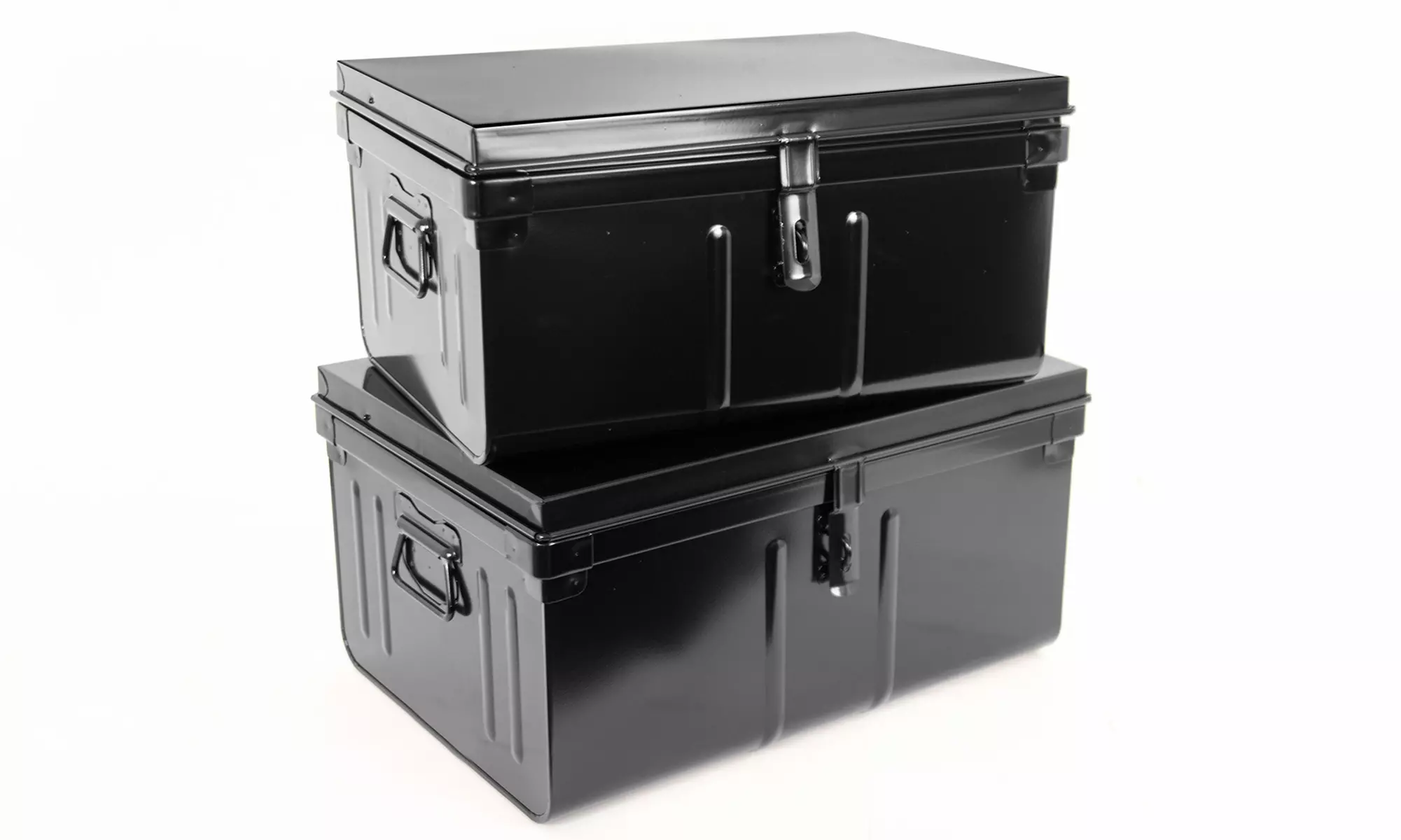 2 coffres de rangement en acier - Second Medium