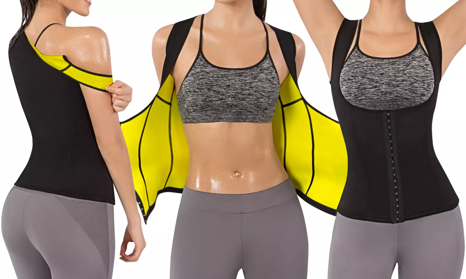 Women's Hot Waist Cincher Corset and Slimming Gel - Second Medium