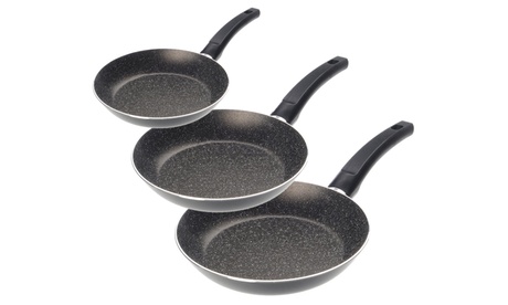 Set di 3 padelle Alluflon Moneta Made in Italy, disponibile in 2 modelli
